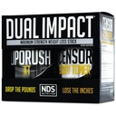 NDS Nutrition Maximal Strength Dual Impact Stack - Kraftfull 2-i-1 Viktminskning Kit kombinerar hög energi Fett-Burning XT Thermogenic med Premium CLA Censor Body Toner (60 Caps & 90 Softgels)