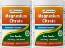 Bästa Naturals Magnesium Citrate Powder 1 pund (1 LB (Pack of 2))