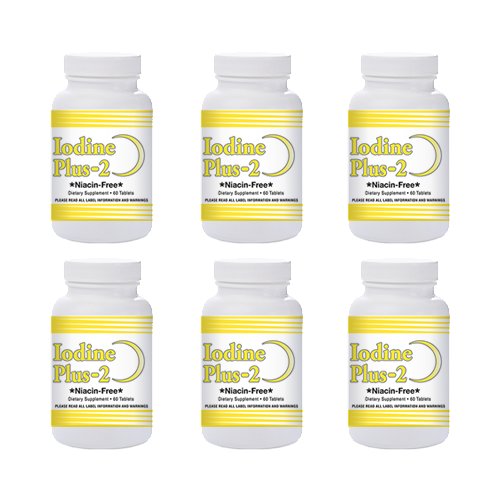Natural Living Iodine Plus för låg sköldkörtel - 6 flaskor