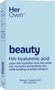 Hennes egen skönhet Hyaluronsyra kapslar, hudhydration, näring och skyddar hud, Essential Collagen, Hyaluronsyra, stöder vacker hud, med Zink, magnesium, vitamin C, 60 greve