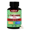 L-Theanine 200mg, Amino Acid Supplement för att stödja avkoppling, stress, L Theanine Capsules - Non-GMO, Gluten Free, 120 Veg Capsules