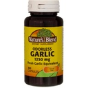 Nature's Blend Odorless Garlic Capsules, 1250 mg, 100 Ct (1 Pack)