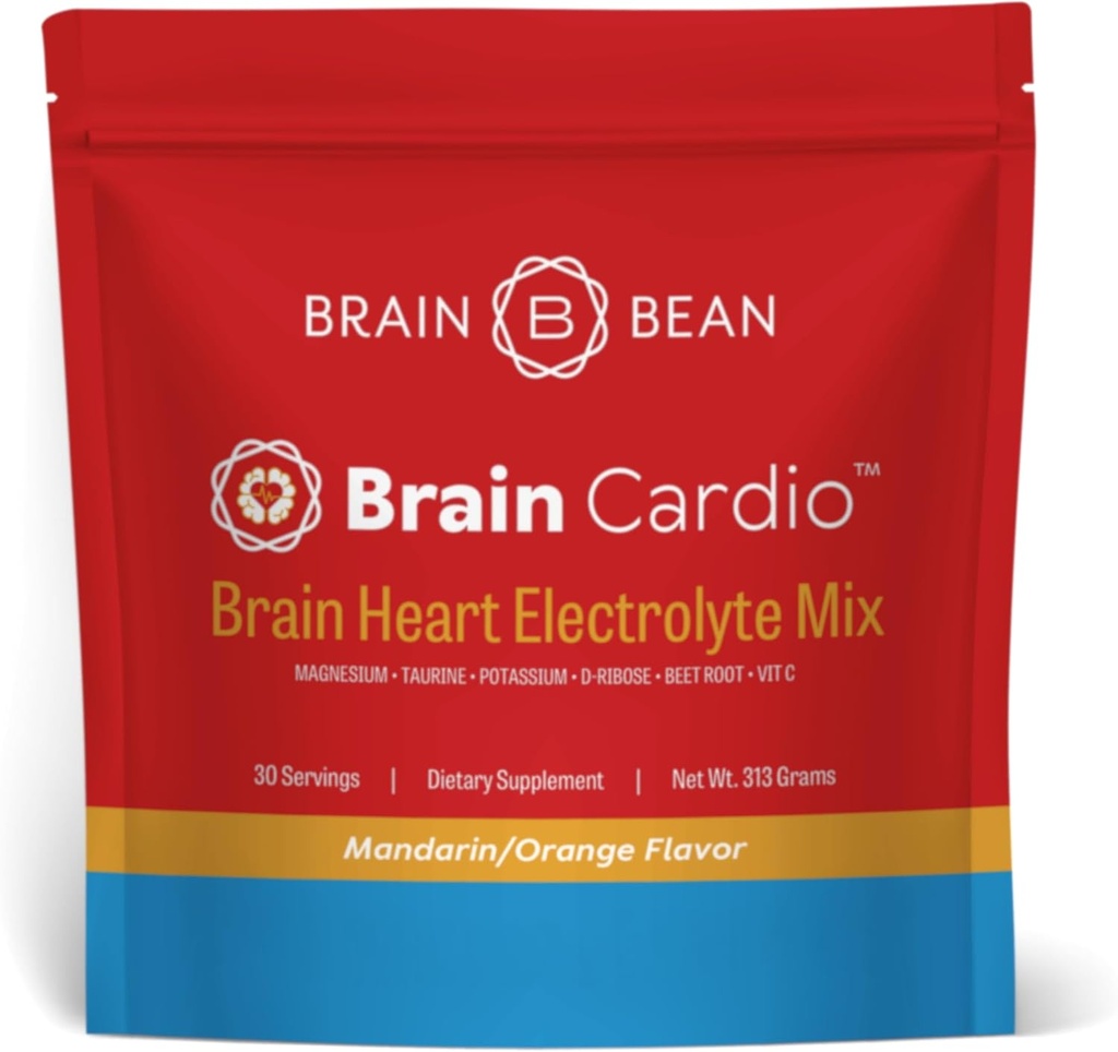 Brain Spark | Magnesium L-Threonate, Creatine, D-Ribose, Taurin, P5P och mer | Neuroenhancer Drink Mix för Mitochondrial Brain Support | 30 portioner