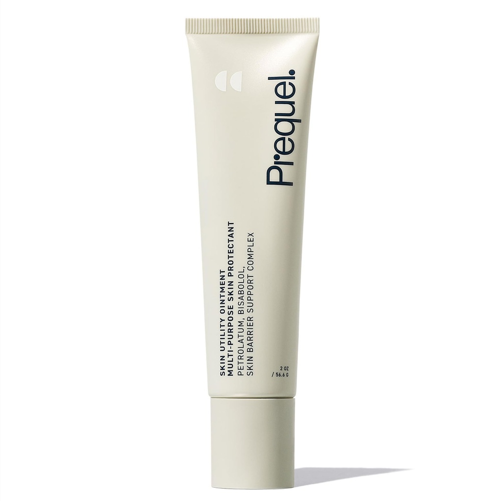 Prequel Skin Utility Ointment, Moisturizing Protectant. Mid-weight Occlusive Face and Body Cream for Dry Skin, Hand Cream for Cracked Hands. Soothing Barrier Protection with 45% Petrolatum