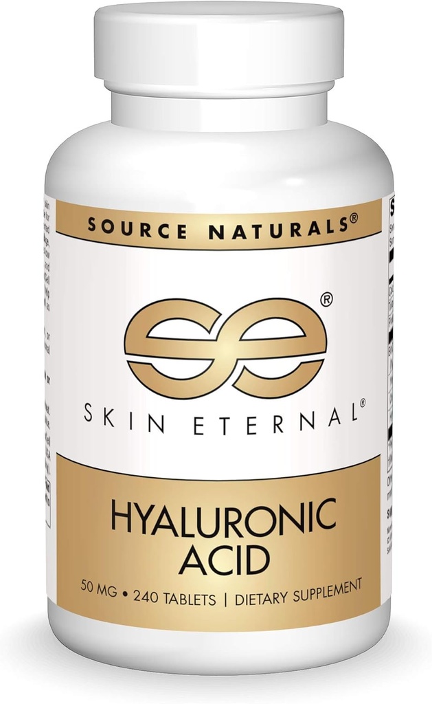 Källa Naturals hud Eternal Hyaluronsyra, 50 mg - 240 tabletter