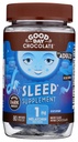 Good Day Dark Chocolate Melatonin för vuxna [80 greve] - Fair Trade Non-GMO Dark Milk Chocolate med Chamomile och Melatonin 1 mg - Adult Melatonin, Adult Natural Sleep Aid Supplement