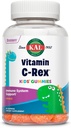 KAL Vitamin C-Rex Kids' Gummies, Vitamin C Gummies for Kids, Healthy Immune, Bone, Muscle & Skin Support Vitamin C Gummy, Vegan, Gluten Free, 60 Day Money Back Guarantee, 30 Servings, 60 Gummies
