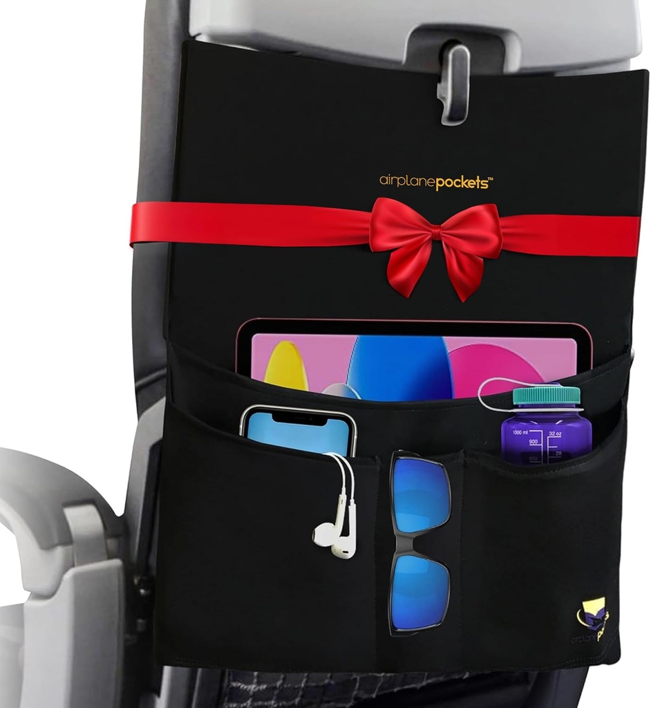 Flygplansfickor - Flygplanstillbehör - Plane Travel Essentials - Travel Organizer - Seat Storage Organizer - Air Travel Essentials - Seat Back Organizer - International Travel Must Have