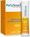 Himalaya PartySmart Tropical Electrolytes Powder Packets, 12 Count, Stöder Hydration, Rehydrat med Natrium & Kalium, Vitamin C & More, Antioxidant Recovery Blend Milk Thistle, Ginger & Turmeric