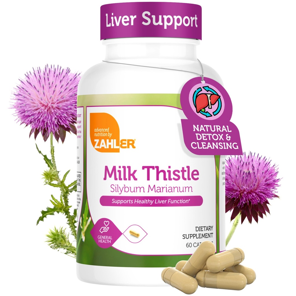 Zahler Milk Thistle hjälper till att stödja hälsosam leverfunktion