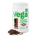 Vega Protein och Greens Protein Powder Chocolate (19 Servings) - 20g Plant Based Protein Plus Veggies, Vegan, Non GMO, Pea Protein för kvinnor och män, 1.4lb (Packaging May Vary)