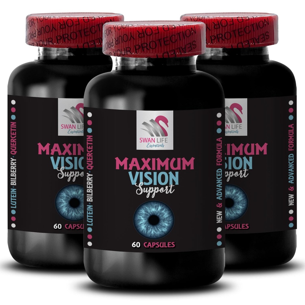 Focus boost - EYE VISION SUPPLEMENT - Vision enhancer, Clarity boost, Crisp sight, Vision power, Clearer scenes, Focus support, Bright perspective, Eye sharpness, Pure view 3 Bottle 180 Capsules