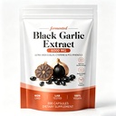 Fermented Black Garlic Extract - Black Garlic 300 Softgels,Organic Odorless Aged Black Garlic,Support Immunity, Boost Energy