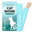 Doctor By Cat Biome Probiotics for cats Anti Diarrhea Feline Gut & Digestive Support Immune Health Sensitive Stomach Constipation with L. plantarum+Prebiotics 30 Lickable Formula Individually Packaged