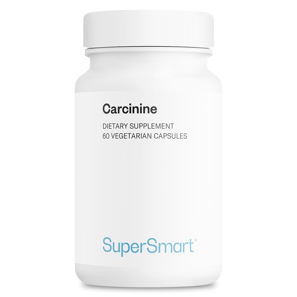 Supersmart - Carcinine 300mg per dag (Patented) - Stable L-Carnosine Supplement | Non-GMO & Gluten Free - 60 Vegetariska kapslar