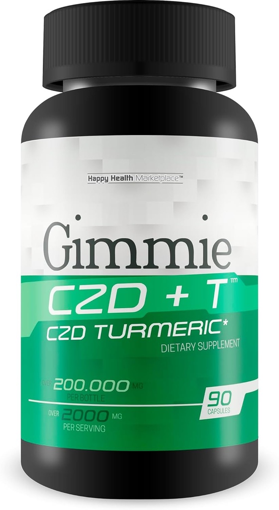 Gimmie CZD + T - Vår bästa CDZ Supplement Vitamin C D och Zinc Plus Magnesium Turmeric och mer - High Potency Immune Support med vitamin C & D - Vår bästa immunpiller Nature Vitamin D Zink C Best