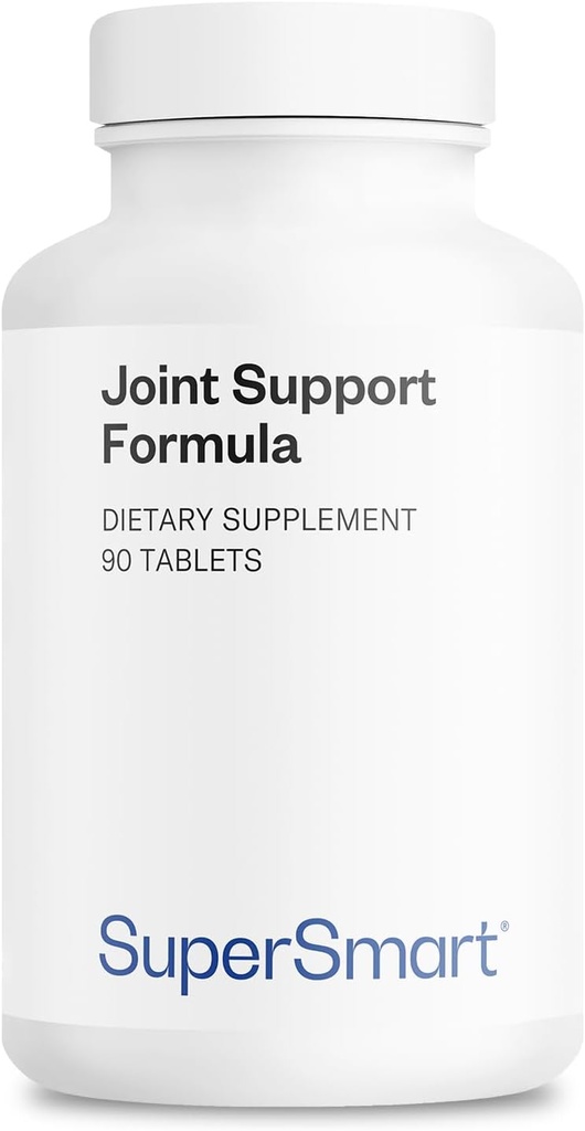 Supersmart Joint Support Formel (High Potency Complex) - med Glucosamine, Chondroitin, Hyaluronic Acid, MSM - Joint Support Supplement | Non-GMO & Gluten Free - 90 tabletter
