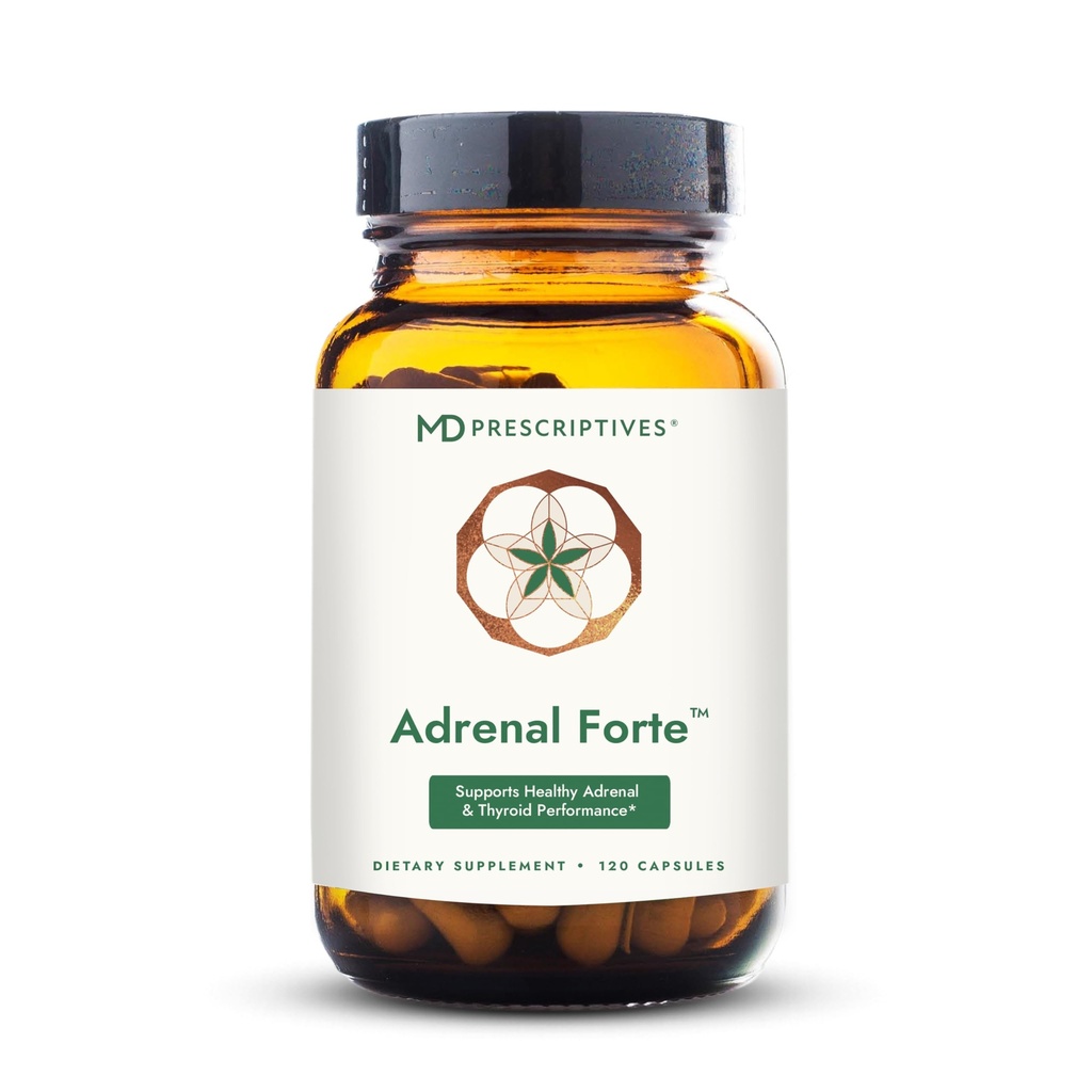 MD Prescriptives - Adrenal Forte - Adrenal Support Supplement* med Ashwagandha & Rhodiola - 120 kapslar