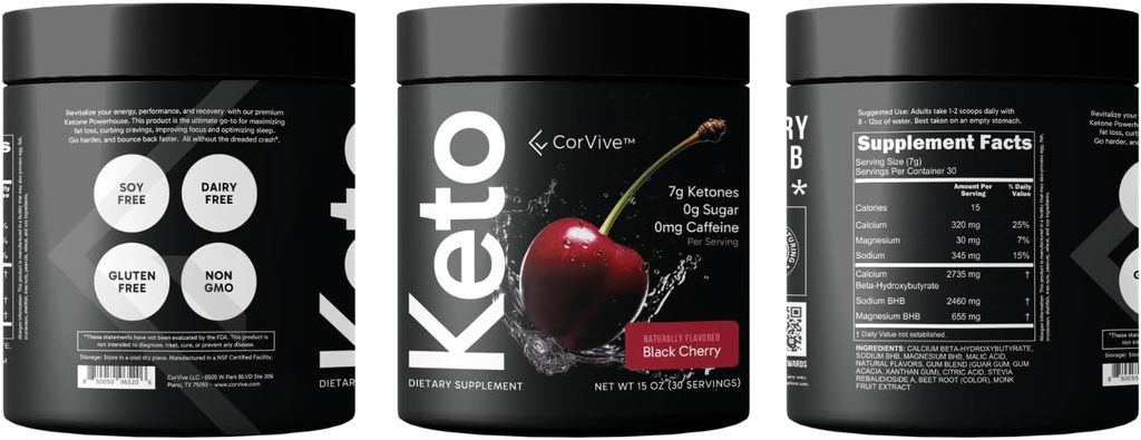 Premium Hydration Powder - Balanserad elektrolyt och energistöd, Zero Carb, Keto Friendly - Carnivore godkänd - 30 portioner