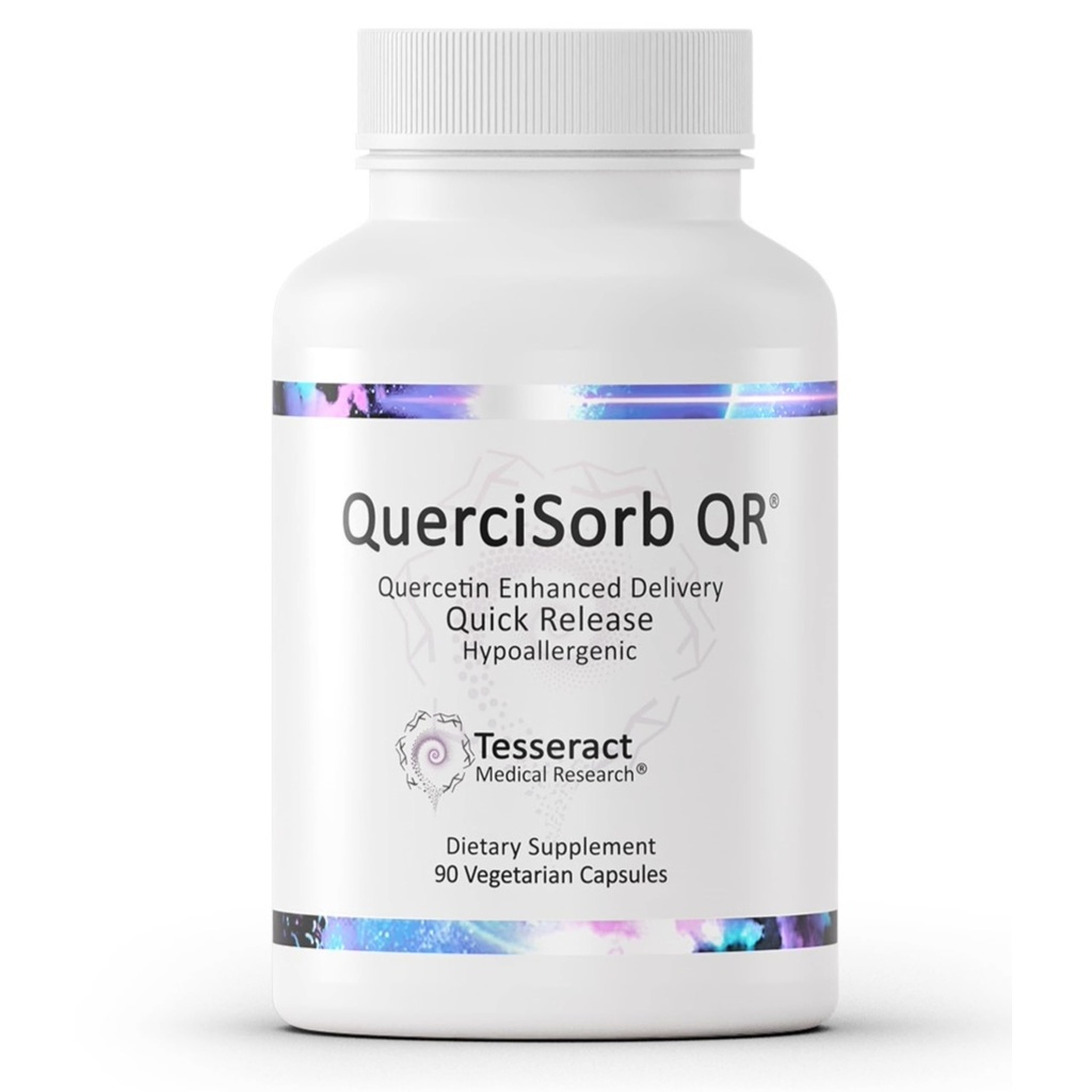 Tesseract Medical Research QuerciSorb QR Immune Support Supplement, Quick Release Quercetin, Supports Immune Function and Overall Health* Hypoallergenic, 400 mg, 90 Capsules