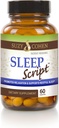 Suzy Cohen Sleep Script with Melatonin - Botanical Sleep and Relaxation Formula for Adults for Mood, Stress and Sleep, Contains 5-HTP, L-theanine, Passionflower, Lemon Balm and GABA 60 Capsules.