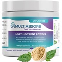 MultiAbsorb ~ Daily Essential, Multi-Nutrient Powder för optimal hälsa, vitaminer, mineraler, antioxidanter, inga fillers eller konserveringsmedel, naturliga, icke-GMO, 30 portioner (Unflavored)