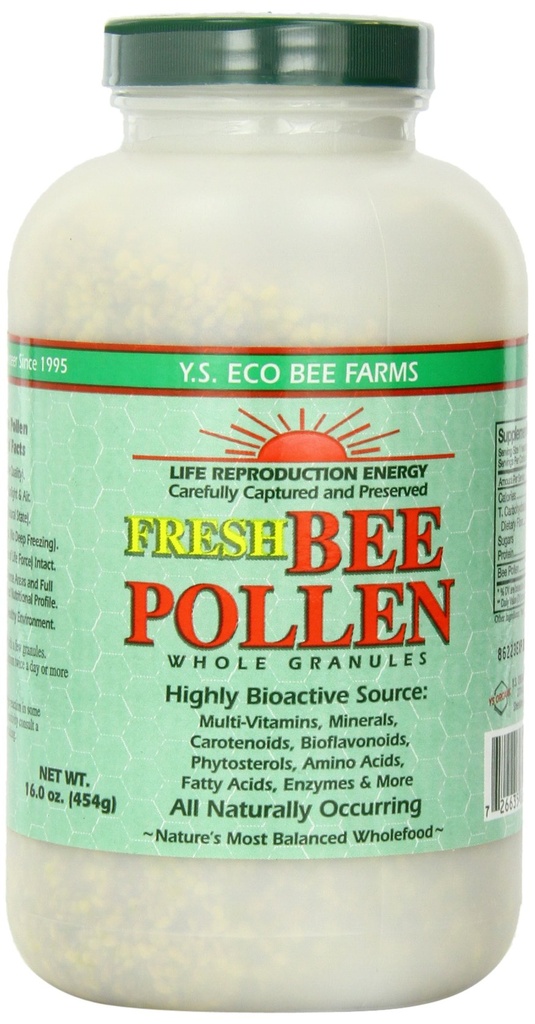 Fresh Bee Pollen Whole Granules - 16 oz. - Granuler