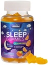 Sleep Gummies Supplement 6mg - Sugar Free Melatonin Gummy för vuxna, Natural Zero Sugar Sleeping Gummy för vuxna, barn, Orange smaksatt, Vegan, Extra Styrka Sleep Vitamin Support - 60 Gummies