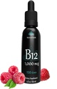 B12 1000 mcg, 2oz 120 portioner, Raspberry smak, Methylcobalamin Sublingual Drops