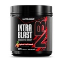 NutraBio Intra Blast Bcaa Powder Amino Acid Supplement, Electrolyte & Hydration Blend, Intra, Pre Workout & Muscle Recovery, 20g Eaa Amino Acids Powder, 5g Glutamin-Tropical Fruit Punch, 30 Servering