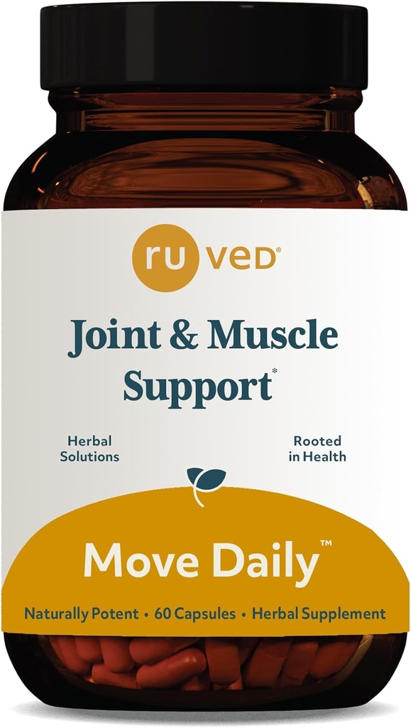 RUVED Paingon, Unbeatable Muscle Plus Joint Support Dietary Supplement, 60 Count by RUVED, tillverkad av Ayush Herbs
