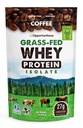 Opportuniteas Coffee Whey Protein Powder - Low Carb & Keto Friendly - Grass Fed Whey Isolate + Colombian Coffee - 60 mg Koffein för energi - Pre eller Post Workout Drink Mix, Latte, Shake & Smoothie 1lb