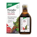 Floradix Iron & Herbs - Liquid Herbal Supplement för energistöd - Järntillskott med C-vitamin och vitamin B-komplex - för män och kvinnor - 8,5 fl oz