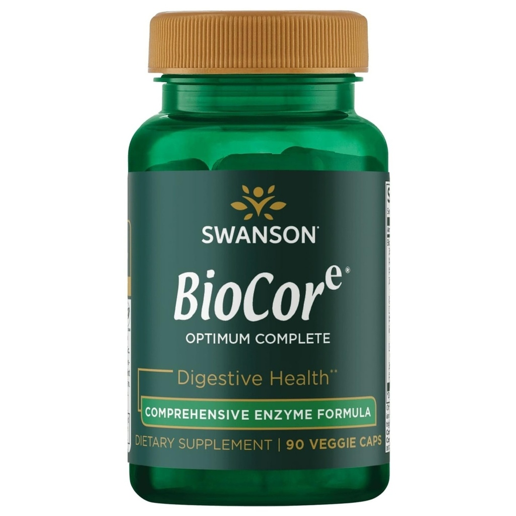 Swanson Biocore Optimum slutför Ultimate Full Spectrum Enzymes 90 Veg Capsules
