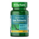 Puritans Pride Saw Palmetto Extract 160mg, traditionell växtbaserade kosttillskott för mensprostata och urinhälsostöd, 60 Rapid Release Capsules