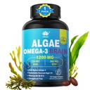 Omega 3 Fish Oil Softgels med DHA 720mg EPA 360mg, Vegan Algae Science 2:1 Ratio for Brain Eye, Plant Based Sustainably Sourced Omega 3 Supplement, Fish Oil Alternative 1200mg, No Fish Taste, 120Cts