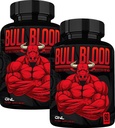 ONL Bull Blood Testosteron Booster - High Potency Male Enhancing Testosteron Supplement för Stamina & Endurance - Test Booster med Maca Root, Horny Goat Weed & Tongkat Ali - 120 kapslar (2-Pack)