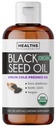 USDA Organic Black Seed Oil Liquid (16 fl oz) Premium Cold-Pressed Nigella Sativa Producerar Pure Black Cumin Seed Oil - Antioxidant Supplement - Vegan, Gluten-Free, & Non-GMO (Inga piller eller kapslar)