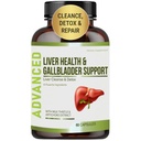 Liver Health Formula och Gallbladder Support-Liver Cleanse Detox & Repair för att stödja Liver Renew med Artichoke Extract, Milk Thistle, Dandelion Leaf. Liver Detox Supplements för Liver Support