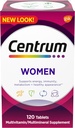 Centrum Multivitamin för kvinnor, Multivitamin/Multimineral Supplement med järn, vitamin D3, B-vitaminer och antioxidant vitamin C och E, Gluten Free, icke-GMO Ingredienser - 120 Count