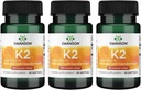 Swanson Vitamin K2 (Menaquinone-7) - Vitamin Supplement Supporting Cardiovascular and Bone Health - Made from Japanese Natto to Help Regulate Calcium - (30 Softgels, 100mcg Varje) (3 Pack)
