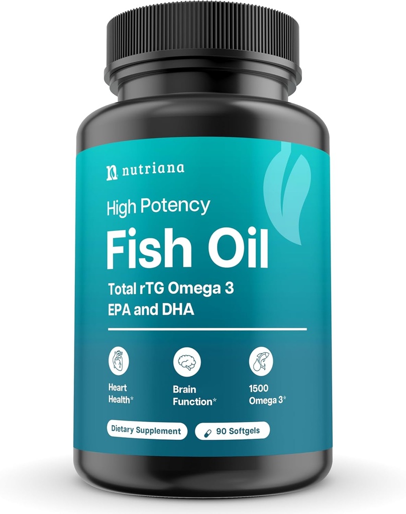 Mini Fish Oil Softgels - Odorless, Burpless & Easy to Swallow - 1500mg Omega-3 med EPA & DHA - Advanced Formel Fish Oil Minis - Mindre än en Dime - Wild Caught - 90 (Big, Capsule)