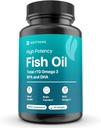Mini Fish Oil Softgels - Odorless, Burpless & Easy to Swallow - 1500mg Omega-3 med EPA & DHA - Advanced Formel Fish Oil Minis - Mindre än en Dime - Wild Caught - 90 (Big, Capsule)