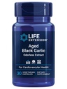 Life Extension Aged Black Garlic, Heart Health Support Supplement, Blood Pressure Health Support, Cholesterol Health Support, Once-Daily, Gluten Free, Vegetarian, Non-GMO, 30 kapslar