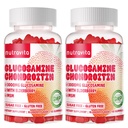 Nutravita Glucosamine Chondroitin Gummies med MSM & Elderberry Extra Strength - Gemensamt stöd, Antioxidant Immune Support Supplement för vuxna, män och kvinnor. 120 Strawberry Chews