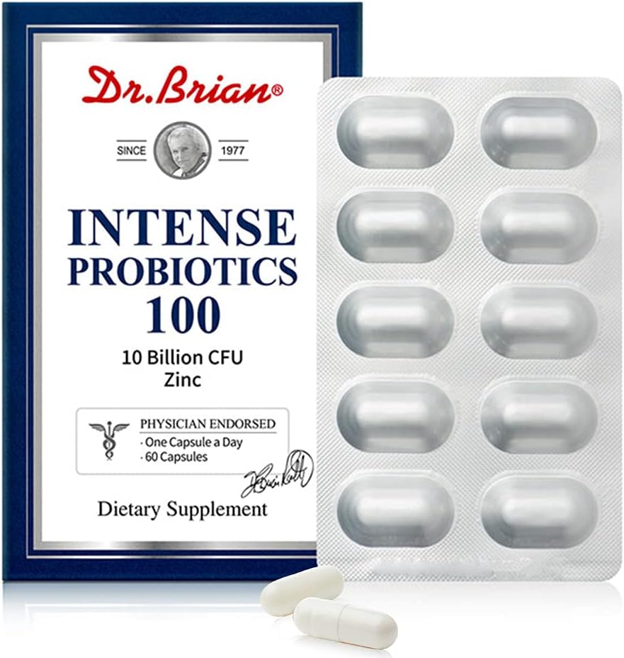 Dr.Brian Probiotics 10 miljarder cfu Probiotics för kvinnor vuxna förstoppningshjälp Digestive Intestinal Health Immunity System