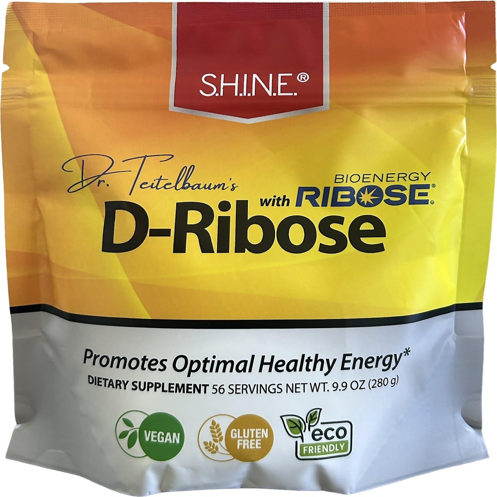 S.H.I.N.E.® D-Ribose med Bioenergy Ribose® 9.9 oz (280 g)