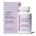 Womaness Active Glow Hair Skin och Nails Vitamins - Biotin, Longvida Curcumin & Hyaluronic Acid Supplements for Joint Health, Dry Skin & Thinning Hair (30 kapslar)