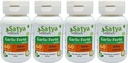 Garlic Forte Capsules 500 mg. 60 Veg. Capsule | Lahsan (Allium Sativum) Extract Capsules for Men and Women | Ayurvedic Herbal Supplement/Remedies | 10:1 Forte (4 Bottles of 60 Capsules)
