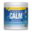 Natural Vitality Calm, Magnesium Supplement, Anti-Stress Drink Mix Powder, Gluten Free, Vegan & Non-GMO, Sweet Lemon, 8 oz